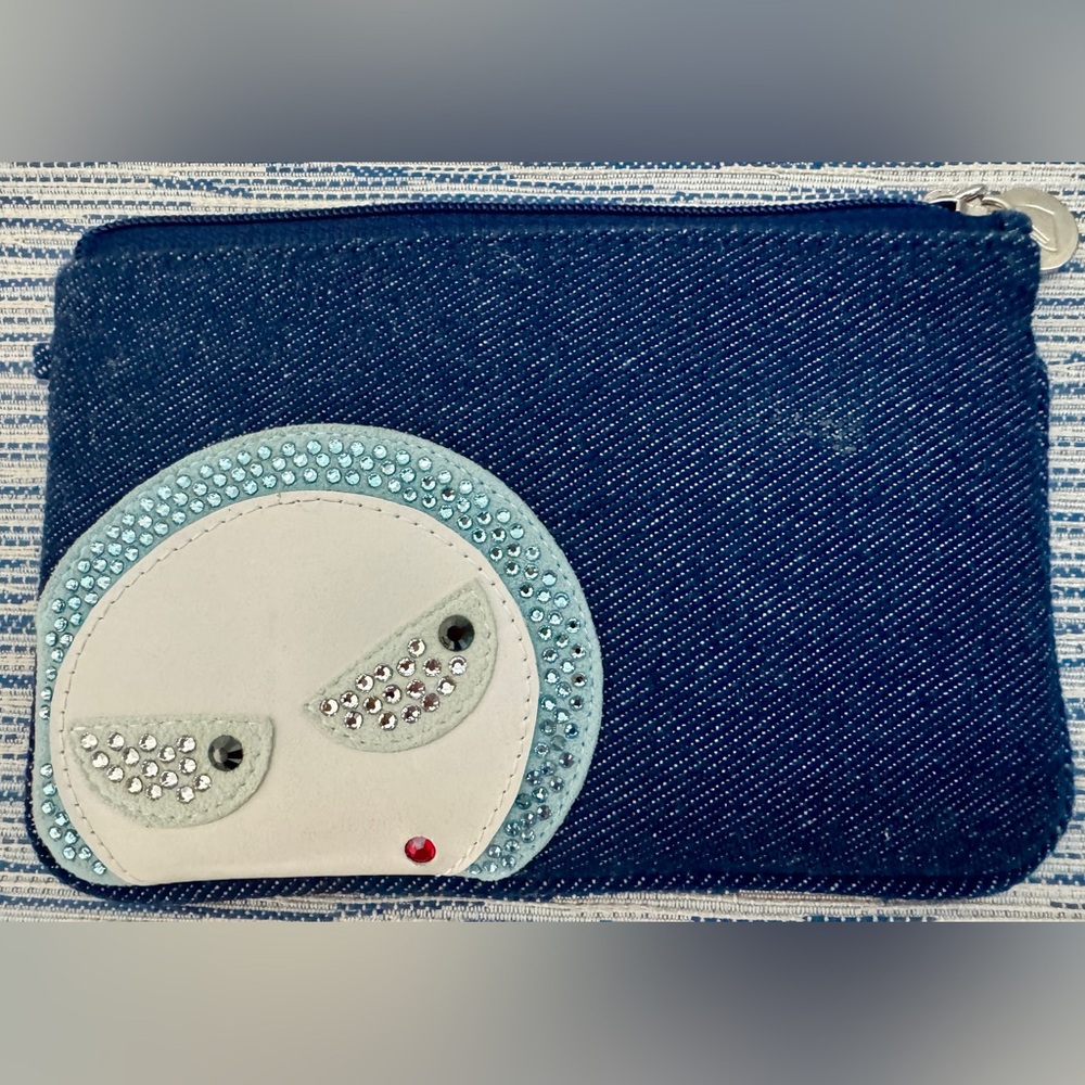 Swarovski Erika And Eliot Swing Sing Shine Cosmetic Zip Pouch Vintage